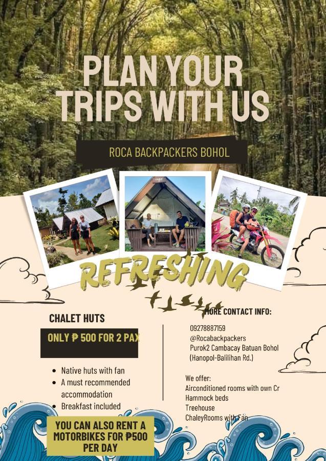 Roca'S Homestay Backpackers Chalet Batuan ภายนอก รูปภาพ